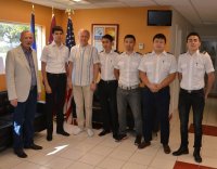 Визит посла Латвийской республики в США летной школы Pelican Flight Training