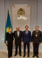 Kazahstānas republikas vēstniecības un Rīgas Aeronavigācijas institūta pārstāvju tikšanās